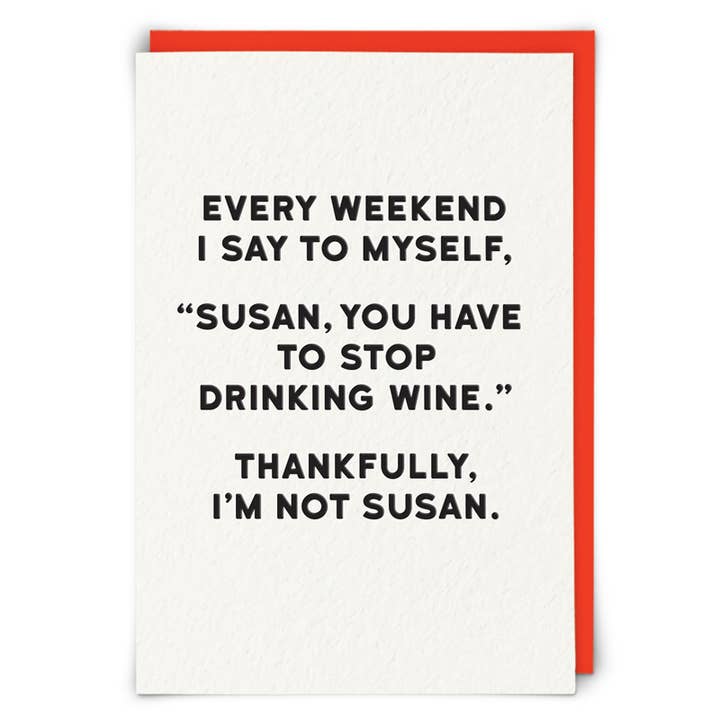 Susan Greeting card - Joy