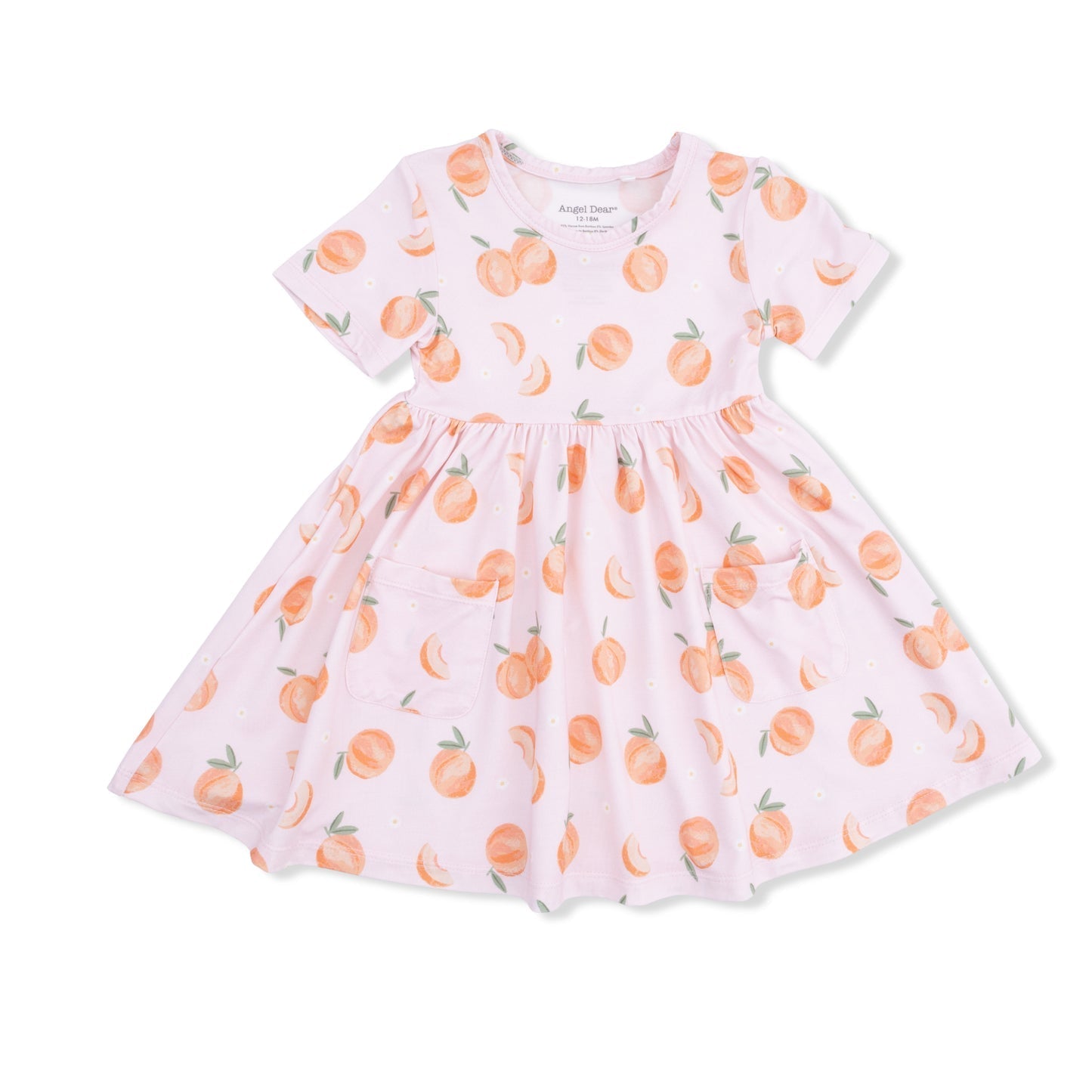 Sweet Peach Twirly Dress with Cartwheel Short - Joy