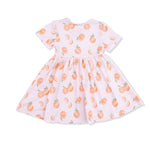 Sweet Peach Twirly Dress with Cartwheel Short - Joy