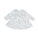 Sweet Rose Calico Smocked Ruffle Long Sleeve Dress + Legging - Joy