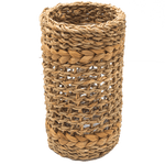 Tall Woven Vase with Glass Insert - Joy Gift Shoppe