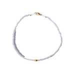 Tanzanite + 18KT Beaded Bracelet - Joy Gift Shoppe