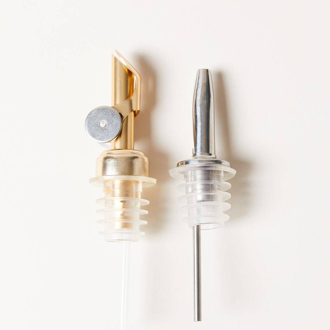 Tapered Silver Bottle Pourer - Joy Gift Shoppe