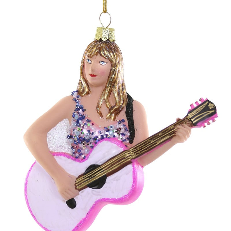Taylor Swift With Guitar Ornament - Joy
