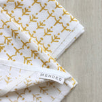 Tea Towel - Otomi, Mustard - Joy