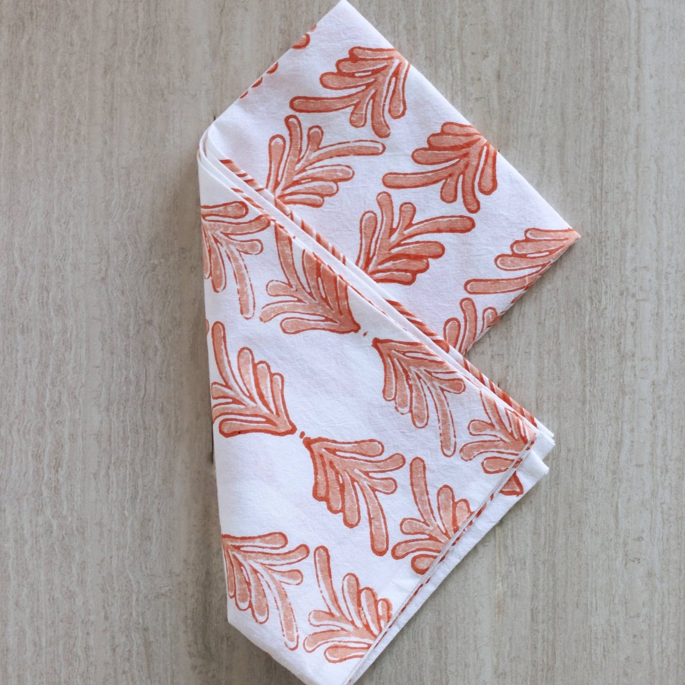 Tea Towel - Palmetto, Orange & Melon - Joy