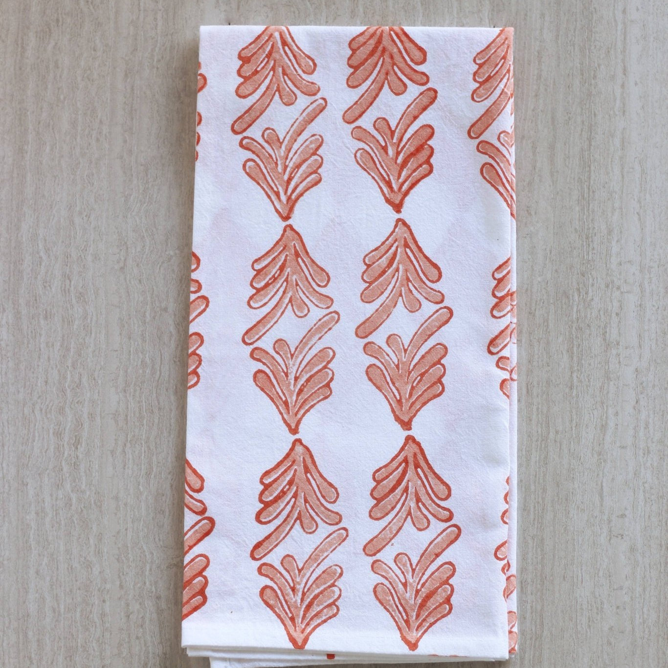 Tea Towel - Palmetto, Orange & Melon - Joy