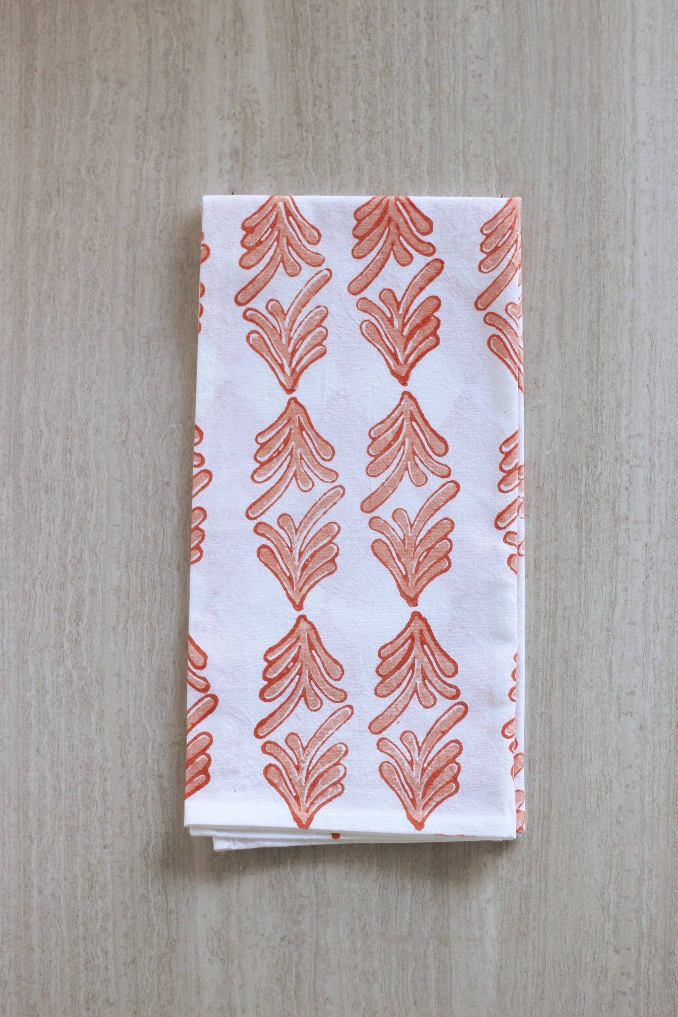 Tea Towel - Palmetto, Orange & Melon - Joy