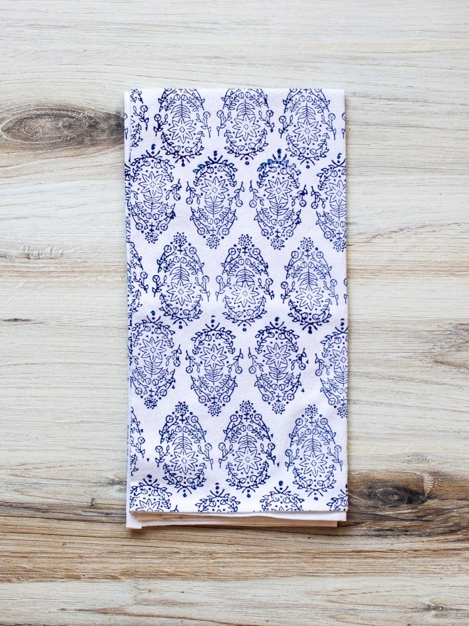 Tea Towel - Vara, Navy - Joy