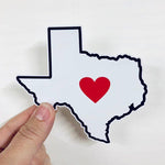 Texas Heart Sticker - Joy