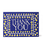 Thank You Blue Greeting Card - Joy