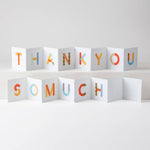 Thank you So Much Moji Accordian Card - Joy