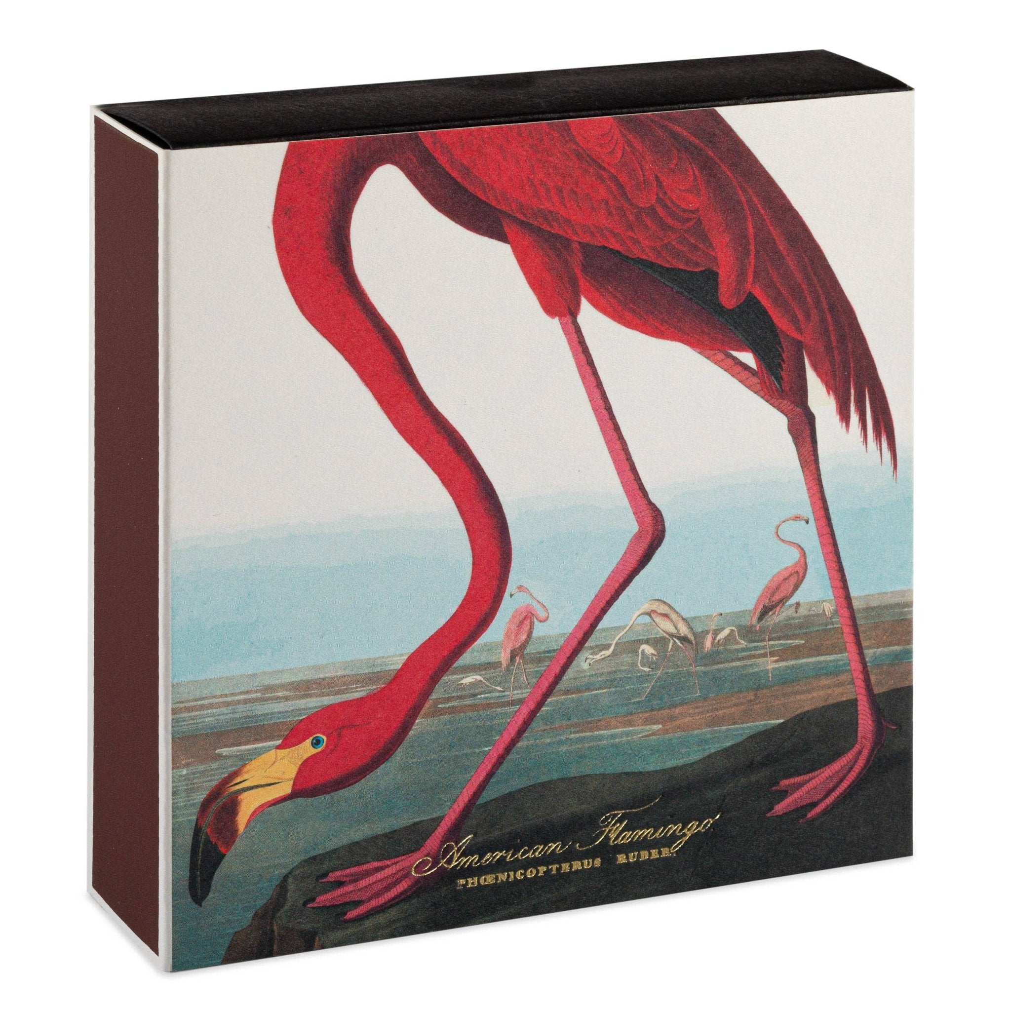 The American Flamingo | Square - Safety Matches - Joy
