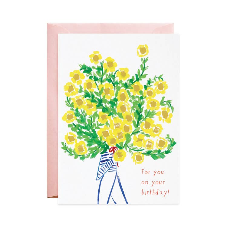 The Biggest Bouquet For Your Birthday - Greeting Card - Joy