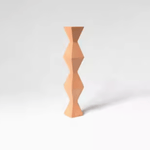 The Endless Column Large Wood Sculpture: Beech - Joy