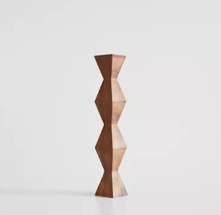 The Endless Column Medium Wood Sculpture: Beech - Joy