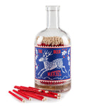 The Stag Glass Bottle Matches - Joy Gift Shoppe