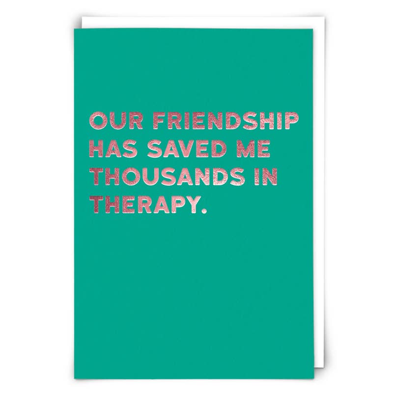 Therapy Greetings Card - Joy