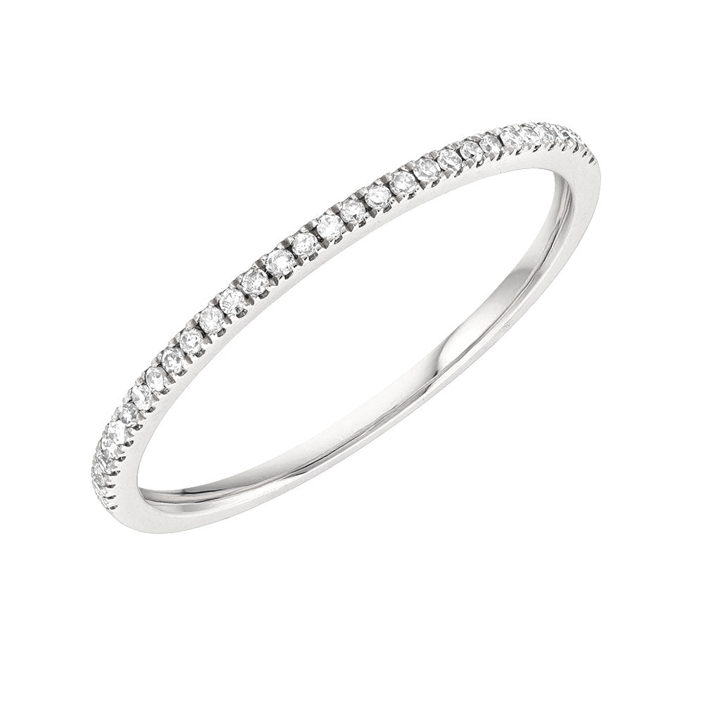 Thin Diamond Halfway Band - Joy Gift Shoppe