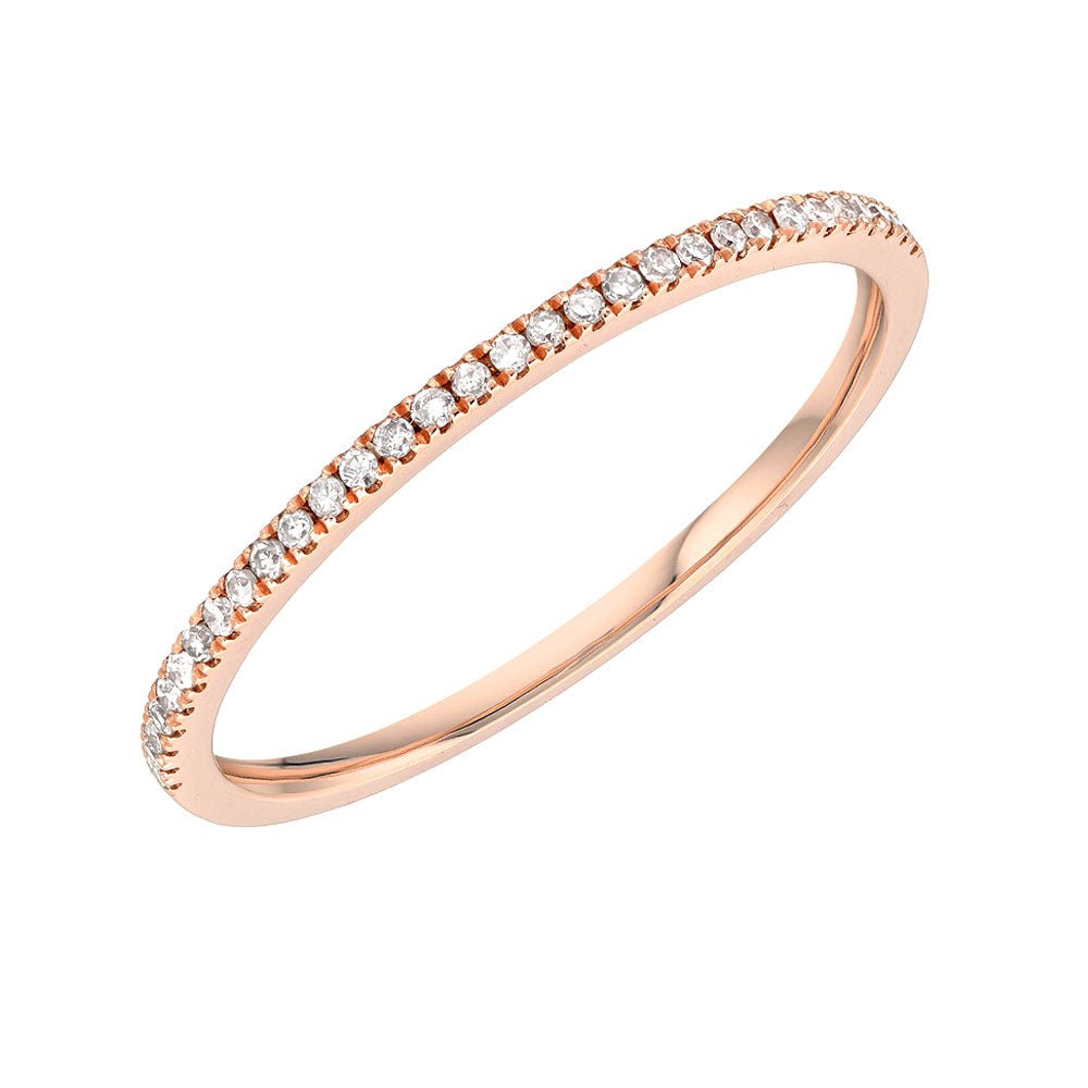 Thin Diamond Halfway Band - Joy Gift Shoppe
