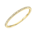 Thin Diamond Halfway Band - Joy Gift Shoppe