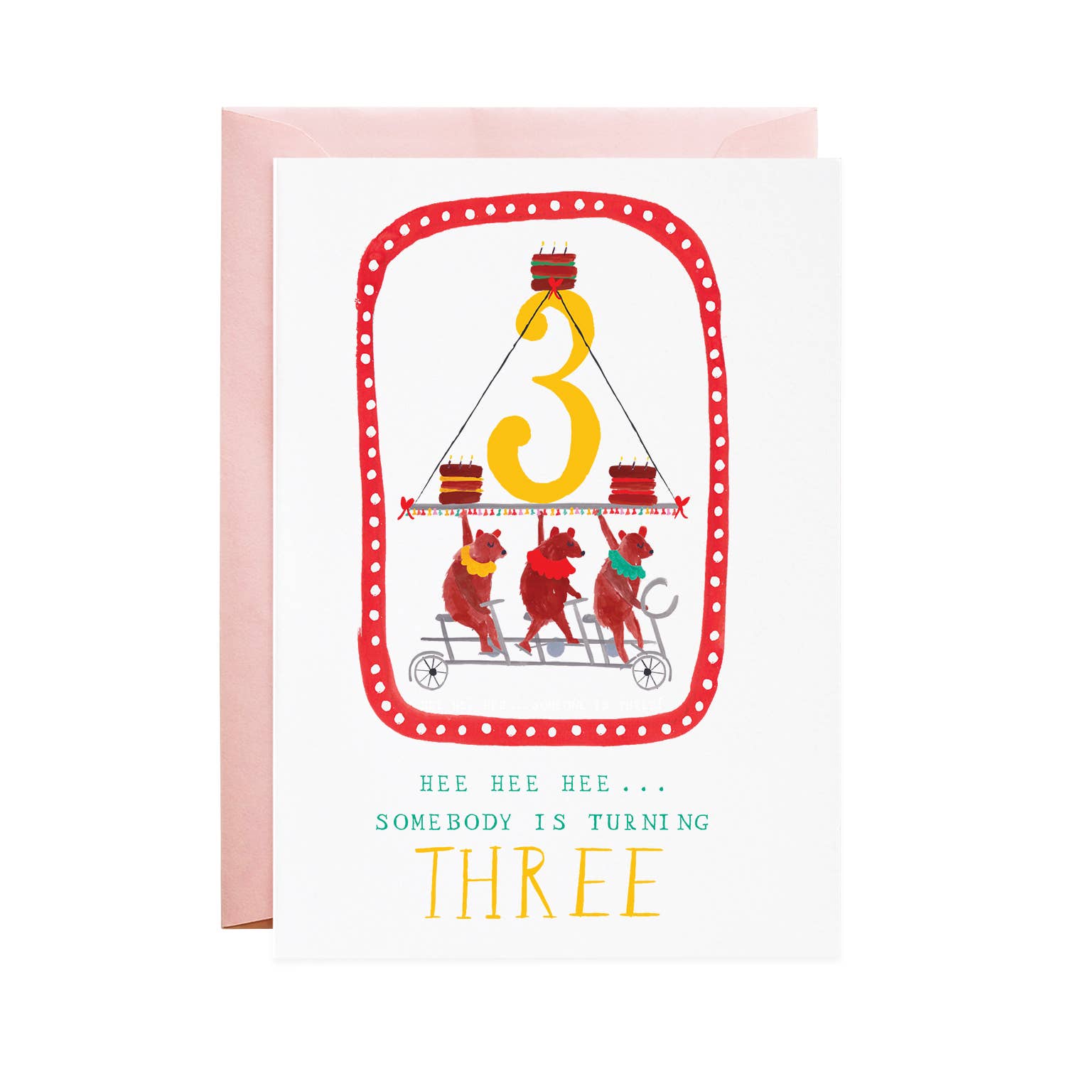 Three Cycling Bears - Joy Gift Shoppe