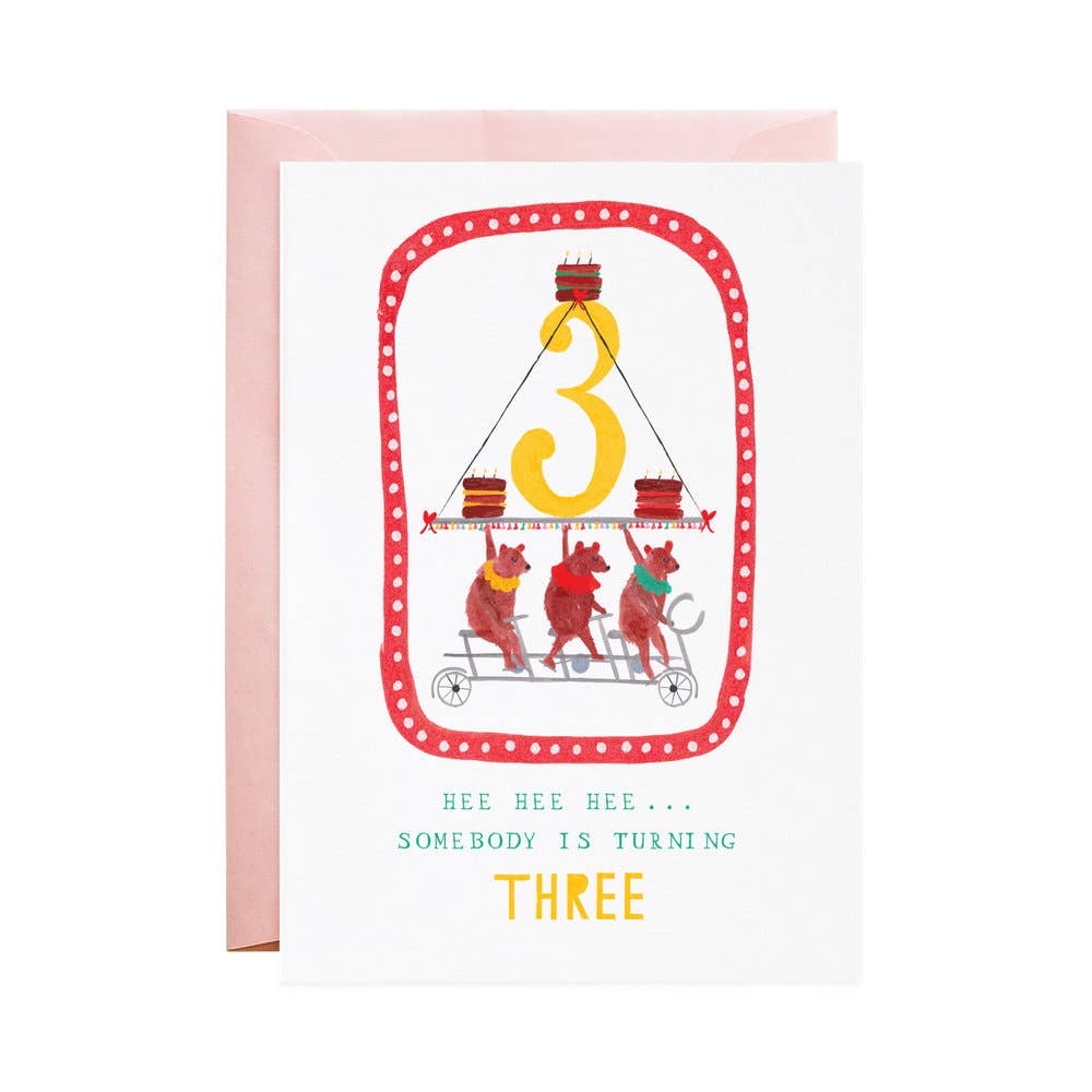 Three Cycling Bears - Joy Gift Shoppe