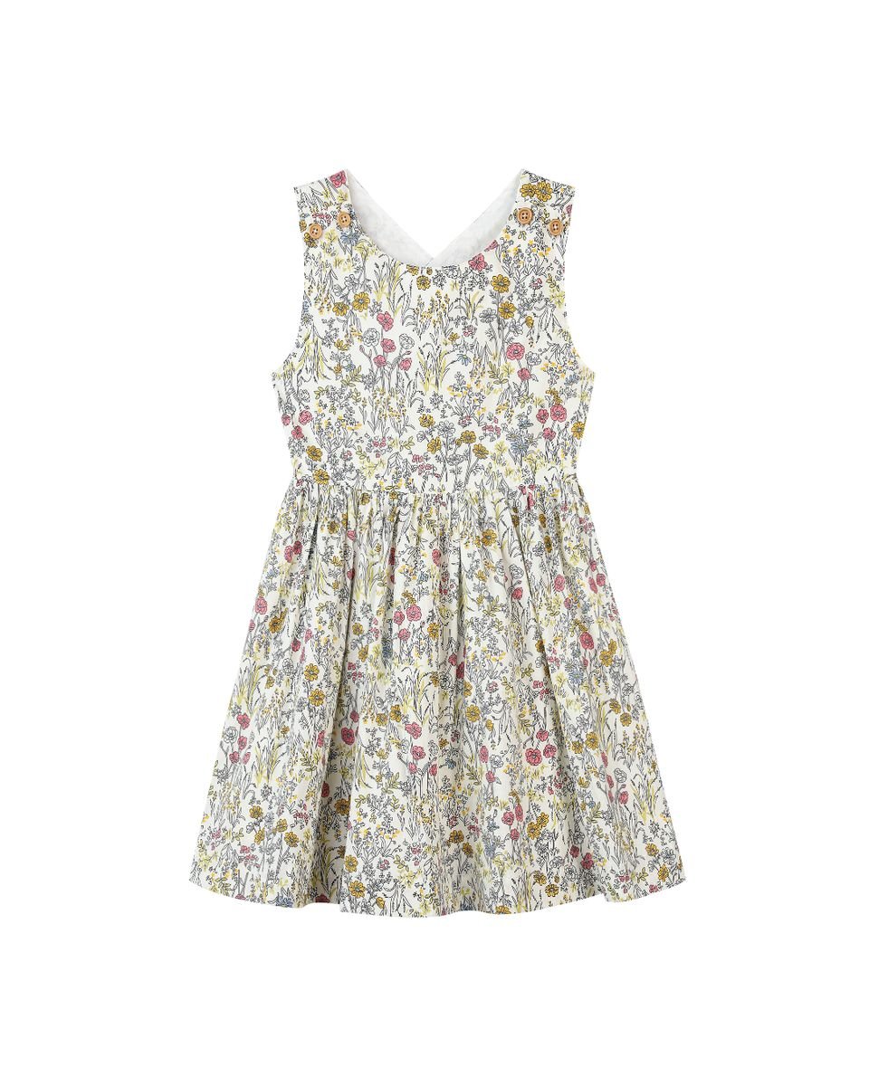 Tilly Dress - Yellow Meadow Floral - Joy