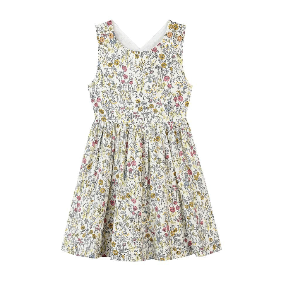 Tilly Dress - Yellow Meadow Floral - Joy