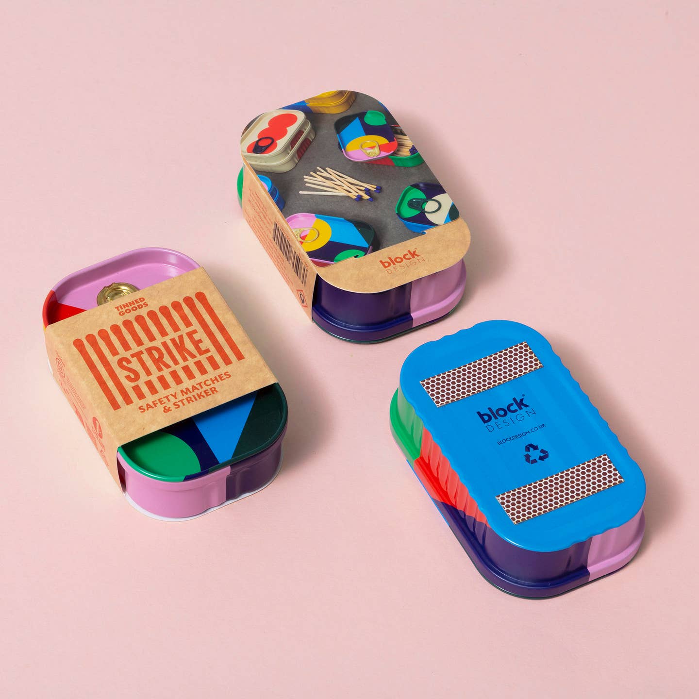 Tinned Goods - Safety Matches & Striker - Joy