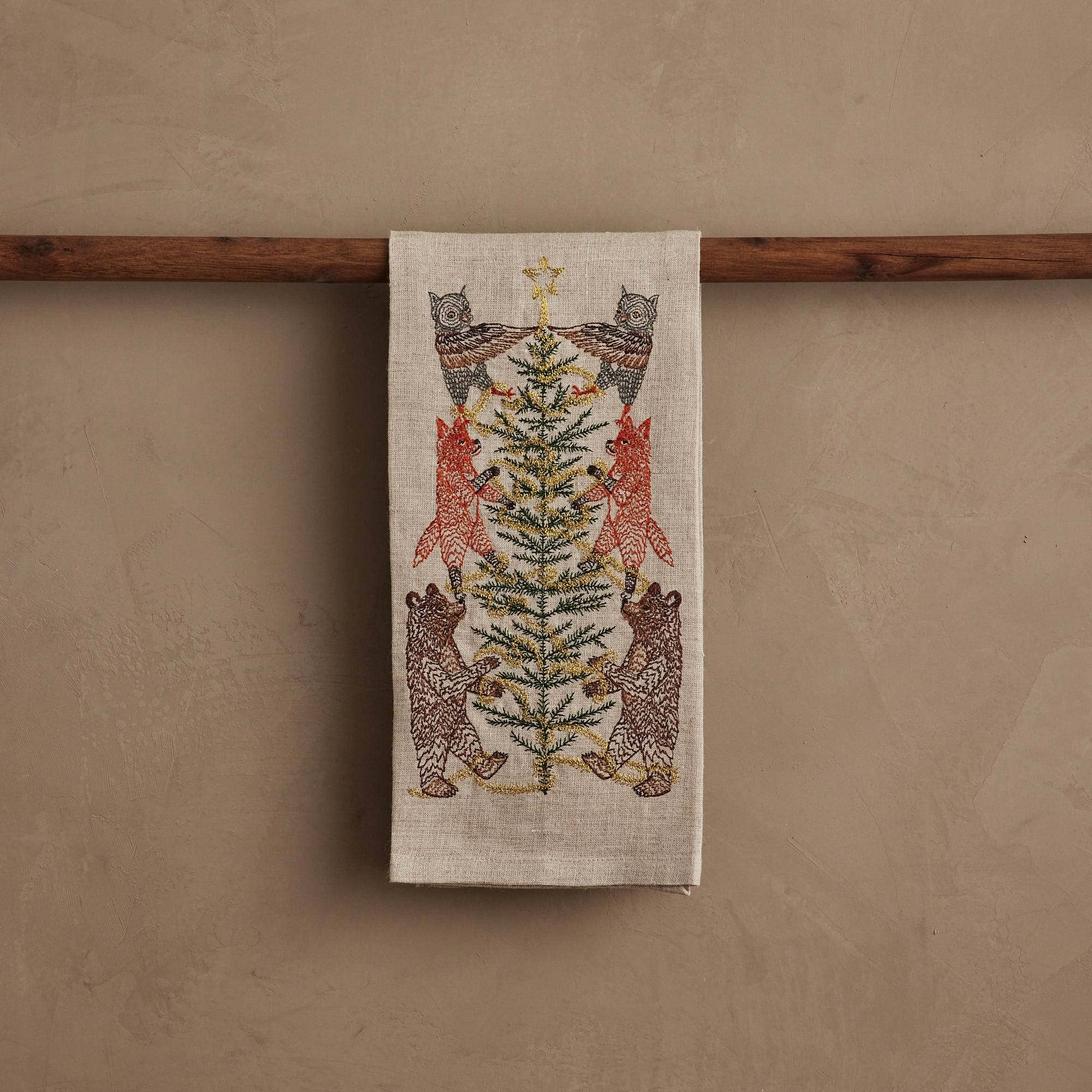 Tinsel Tree Tea Towel - Joy Gift Shoppe