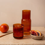 Tinted Glass Carafe - Amber - Joy Gift Shoppe