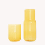 Tinted Glass Carafe - Lemon - Joy Gift Shoppe