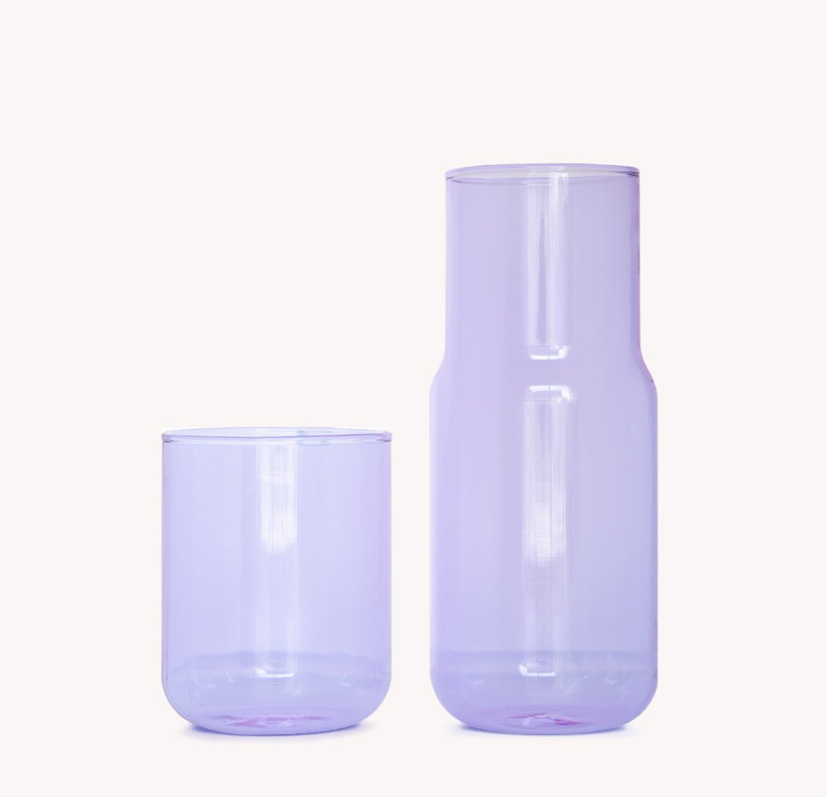 Tinted Glass Carafe - Violet - Joy Gift Shoppe