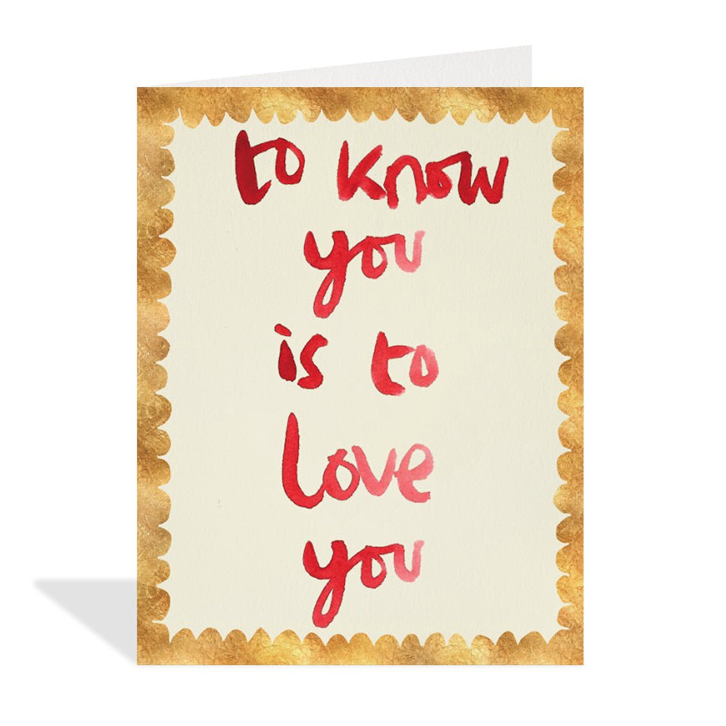 To Know You - Joy Gift Shoppe
