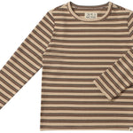TOBY Brown/Cream Stripe Tee - Boys - Joy