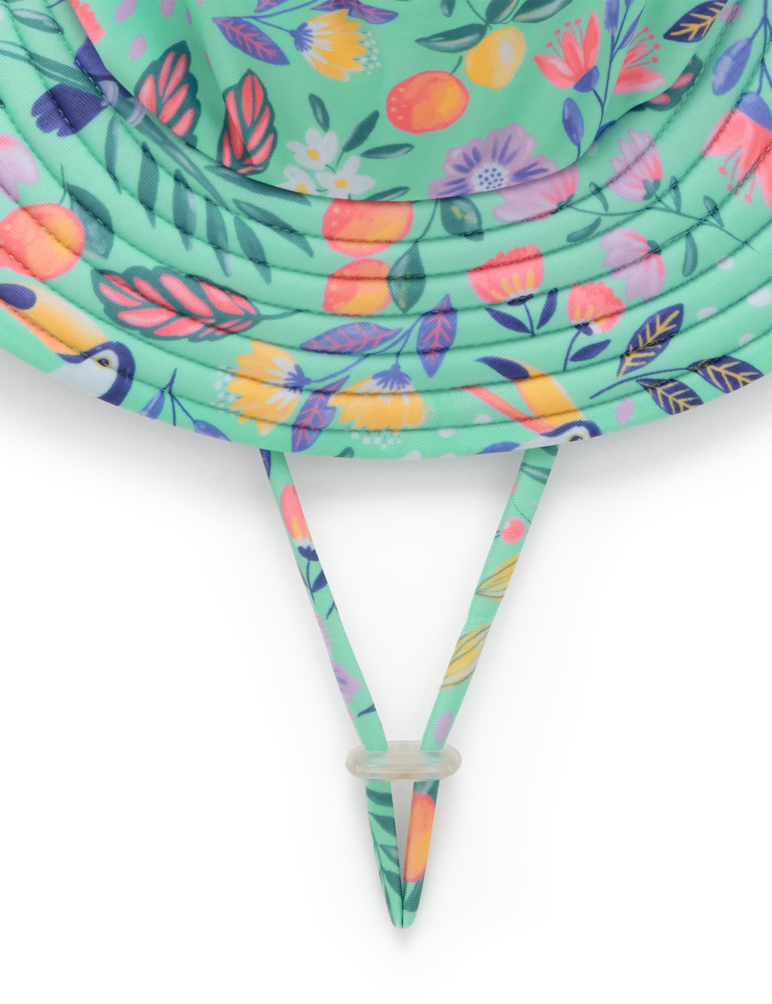 Toucan Print Broad Brim Swim Hat - Joy Gift Shoppe