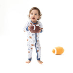 Touchdown Time - Navy Convertible Romper 18 - 24M - Joy