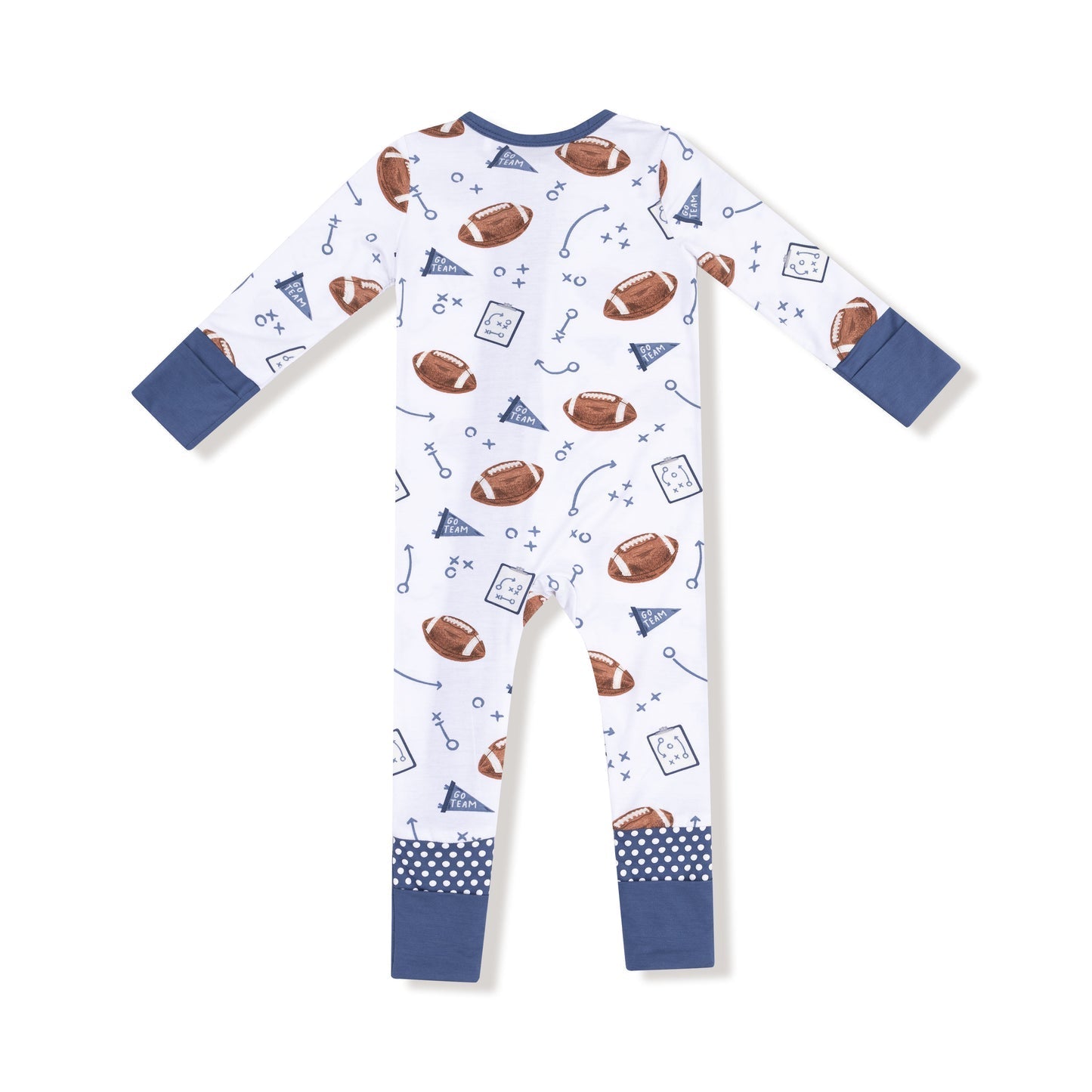 Touchdown Time - Navy Convertible Romper 18 - 24M - Joy
