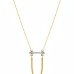 Trapeze Pendant Necklace, Gold Filled - Joy Gift Shoppe
