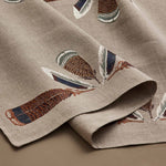 Turkey Feather Border Table Runner - Joy Gift Shoppe