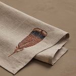 Turkey Feather Dinner Napkin - Joy Gift Shoppe