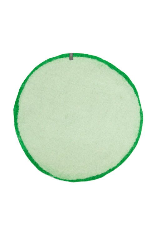 Two - Tone Felt Placemat - Chlorophyll - Mint - Joy