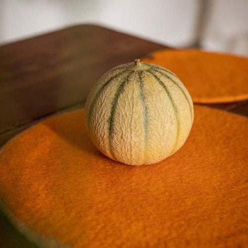 Two - Tone Felt Placemat - Nude - Apricot - Joy