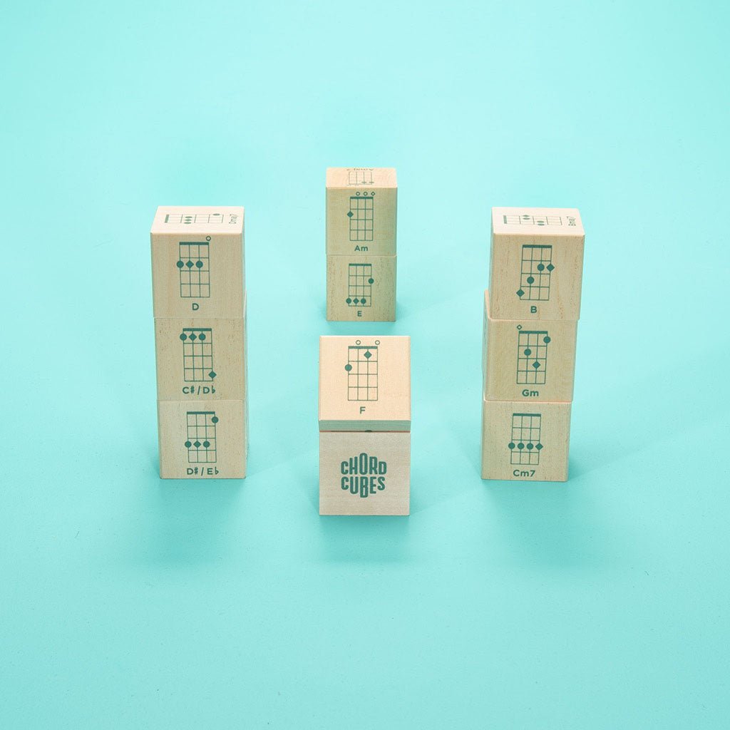 Uncle Goose Chord Cubes Ukulele Blocks - Joy