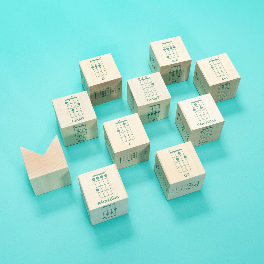 Uncle Goose Chord Cubes Ukulele Blocks - Joy