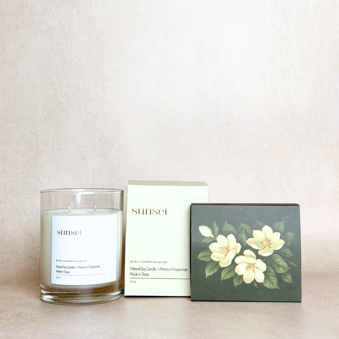 Under the Magnolia – Floral Matchbox - Joy
