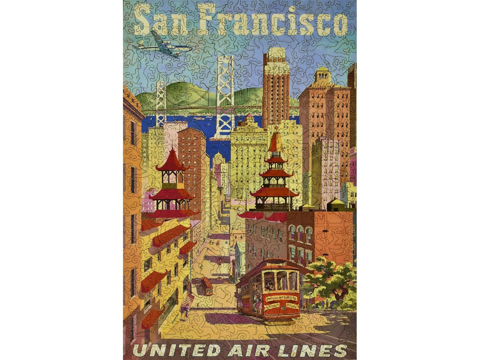 United Airlines San Francisco Puzzle - Joy Gift Shoppe
