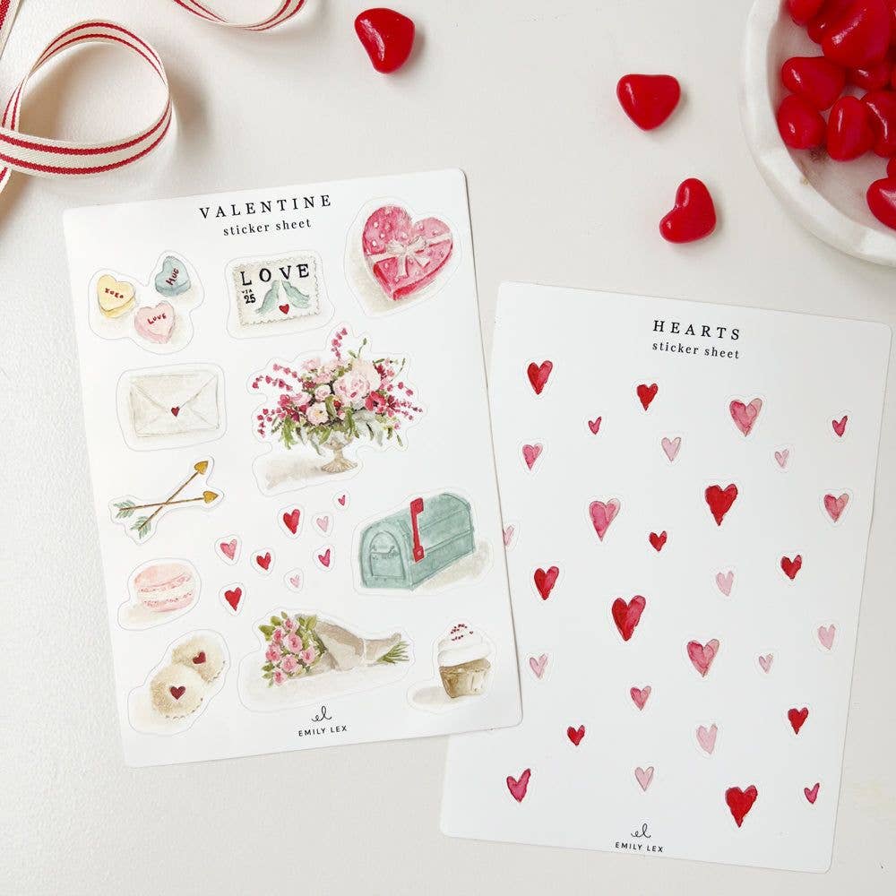 Valentine Sticker Sheets - Joy
