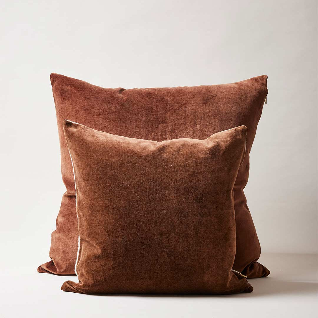 Velvet + Linen Pillows - Joy